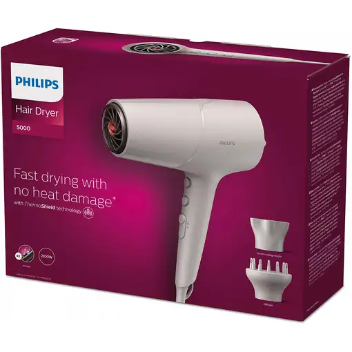 Secador de pelo 5000 series BHD501/20 PHILIPS