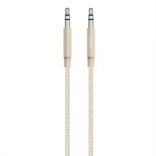 Belkin AV10164BT04-GLD cable de audio 1,2 m 3,5mm Oro