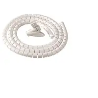 Fellowes CableZip Piso Tubo flexible para protección de cables Blanco 1 pieza(s)