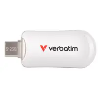 Verbatim 30231 unidad flash USB 512 GB USB Tipo C 3.2 Gen 1 (3.1 Gen 1) Blanco