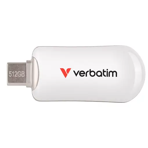 Verbatim 30231 unidad flash USB 512 GB USB Tipo C 3.2 Gen 1 (3.1 Gen 1) Blanco