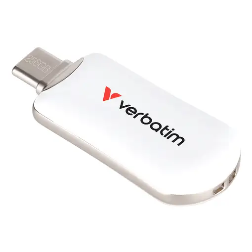 Verbatim 30230 unidad flash USB 256 GB USB Tipo C 3.2 Gen 1 (3.1 Gen 1) Blanco
