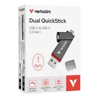 Verbatim Dual QuickStick unidad flash USB 1 TB USB Type-A / USB Type-C 3.2 Gen 1 (