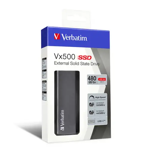Verbatim SSD externo Vx500 USB 3.1 Gen 2 480 GB
