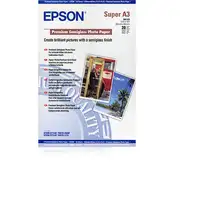 Epson Premium Semigloss Photo Paper, DIN A3+, 250 g/m², 20 hojas