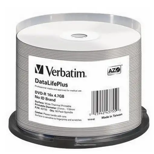 Verbatim DataLifePlus 4,7 GB DVD-R 50 pieza(s)