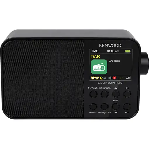 Kenwood CR-M30DAB-B Portátil Digital Negro