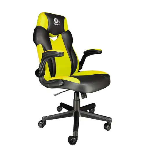 TALIUS TAL-CRAB-YLW silla para videojuegos Silla para videojuegos universal Negro,