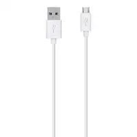 Belkin F2CU012BT2M-WHT cable USB USB 2.0 2 m USB A Micro-USB B Blanco