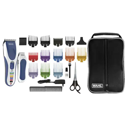 Wahl 09649-916 cortadora de pelo y maquinilla Azul, Blanco 8 Níquel-metal hidruro