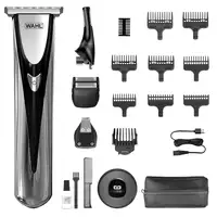 Wahl Elite Groom Negro, Plata Ión de litio