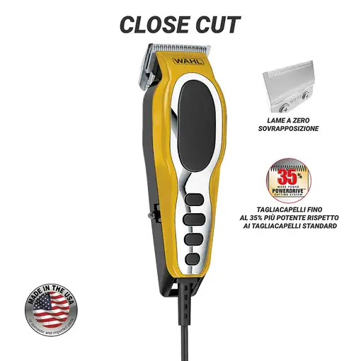 Wahl CloseCut Pro Negro, Plata, Amarillo 6