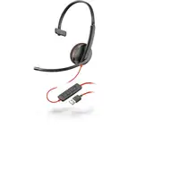 POLY Blackwire C3210 Auriculares Alámbrico Diadema Llamadas/Música USB tipo A Negr