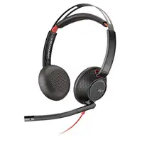 POLY Blackwire 5220 Auriculares Alámbrico Diadema Llamadas/Música USB tipo A Negro