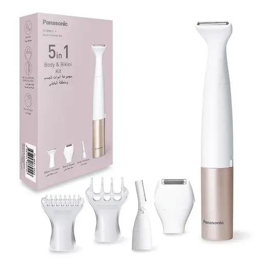Panasonic ES-WM31-P301 depiladora Oro, Blanco