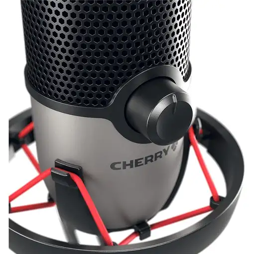 CHERRY UM 6.0 ADVANCED Negro, Plata Micrófono de superficie para mesa