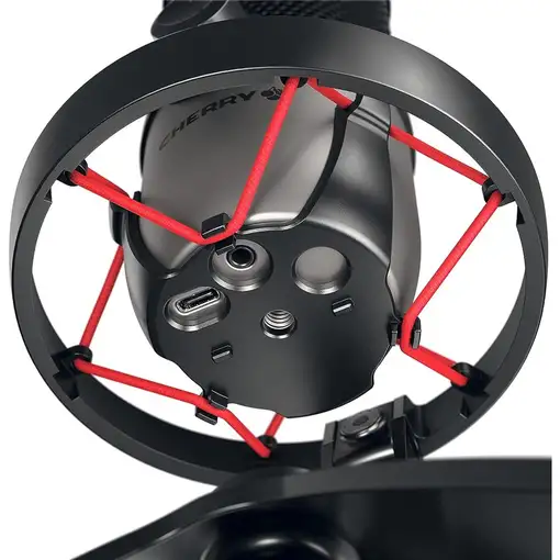 CHERRY UM 6.0 ADVANCED Negro, Plata Micrófono de superficie para mesa
