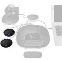 Logitech 989-000171 micrófono Negro Micrófono de superficie para mesa