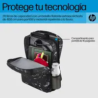 HP Mochila Campus XL con patrón de mármol