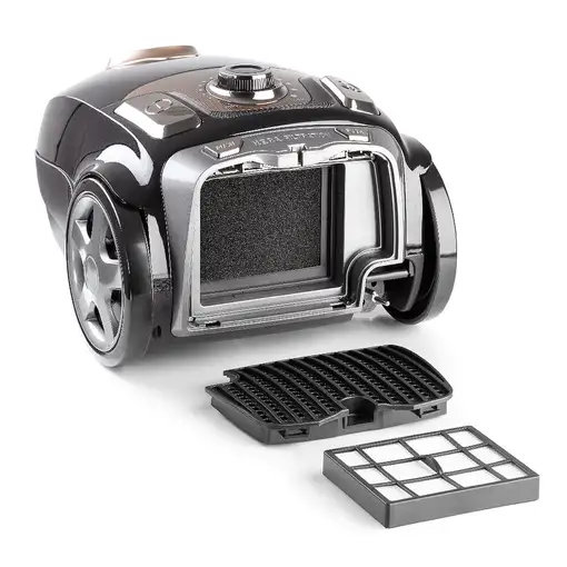 Haeger VC-75B.039A aspiradora 4 L Aspiradora cilíndrica Secar 750 W Bolsa para el