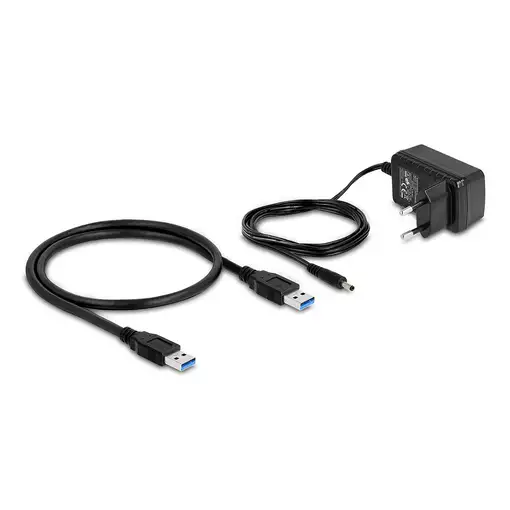 DeLOCK Concentrador USB 10 Gbps con 4 puertos USB Tipo-A + 1 puerto de carga rápid