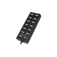LogiLink UA0126 hub de interfaz 480 Mbit/s Negro
