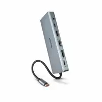 DICOTA D32065 hub de interfaz USB 3.2 Gen 1 (3.1 Gen 1) Type-C Plata