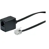 Schwaiger 10m RJ-11 - RJ-11 Negro