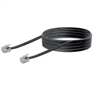 Schwaiger 6.0m RJ-11 - RJ-11 6 m Negro