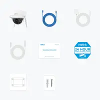 Reolink W437 Almohadilla Cámara de seguridad IP Interior y exterior 3840 x 2160 Pi