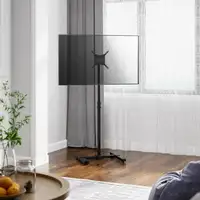AISENS Soporte de Suelo Inclinable y Extensible para TV 20Kg de 13-42, Negro