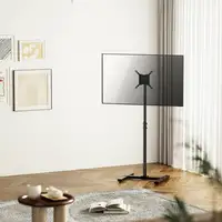 AISENS Soporte de Suelo Inclinable y Extensible para TV 20Kg de 13-42, Negro