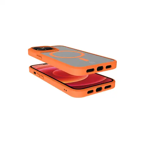Celly Magmatt funda para teléfono móvil 15,5 cm (6.1\) Transparente, Amarillo
