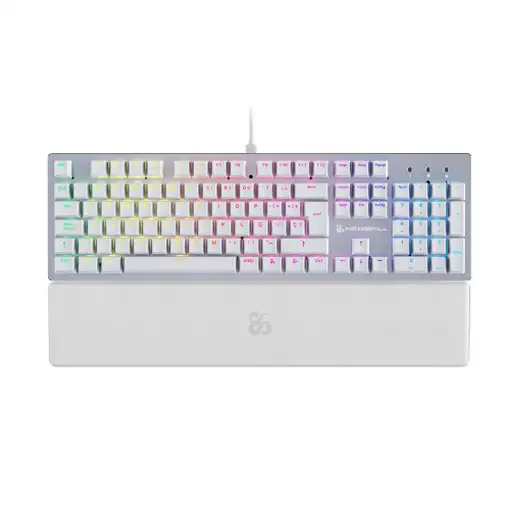 Newskill Gaming NS-KB-SERIKEV2 teclado Juego USB QWERTY Español Blanco