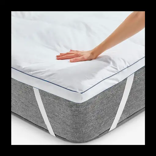 Topper Pikolin Home TP17116 KIOTO (200x200 cm - Plumón / Pluma - 100% Algodón)
