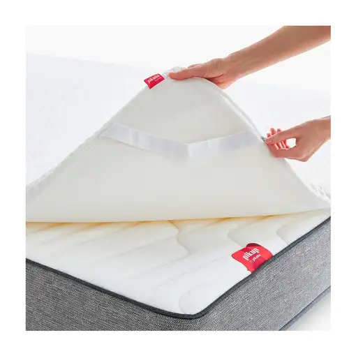 Topper Pikolin Home TP17119 BAMBÚ (90x190 cm - Viscoelástico - Poliéster/Bambú)