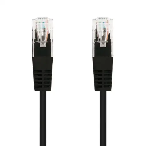 Nanocable 10.20.0401-BK cable de red Negro 1 m Cat6e U/UTP (UTP)