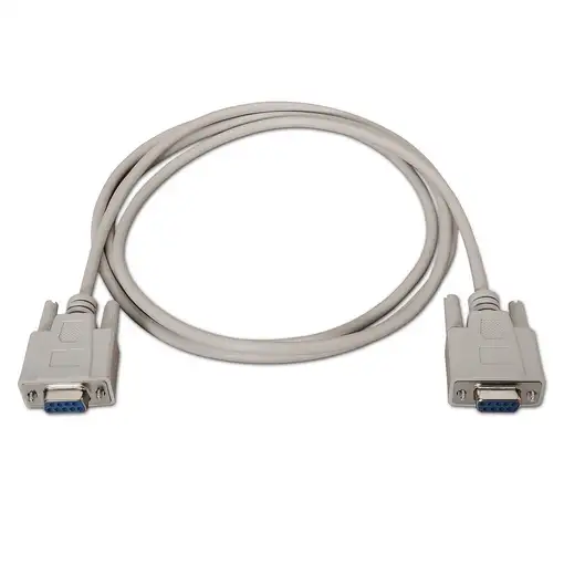 AISENS A112-0067 cable de serie Beige 1,8 m DB9