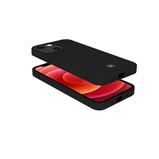 Celly Cromo funda para teléfono móvil 15,5 cm (6.1\) Negro