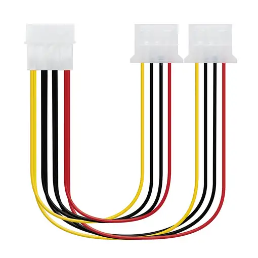 Nanocable CABLE ALIMENTACION MOLEX 5.25''/M-2x5.25''/H 20CM