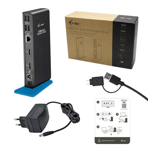 i-tec USB 3.0/USB-C Dual HDMI Docking Station