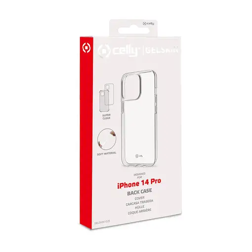 Celly Gelskin funda para teléfono móvil 15,5 cm (6.1\) Transparente