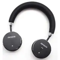 Aiwa HSTBTN-800BK Auriculares Inalámbrico y alámbrico Diadema Bluetooth Negro