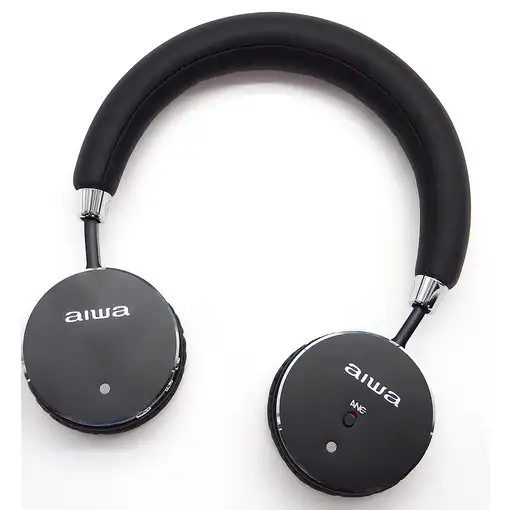 Aiwa HSTBTN-800BK Auriculares Inalámbrico y alámbrico Diadema Bluetooth Negro