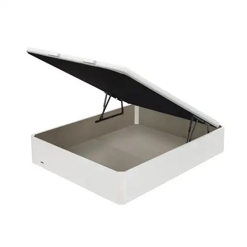 Pack Flex Nube + Canapé Madera 25 BLANCO + Almohada/s (135x190 cm - Blanco)