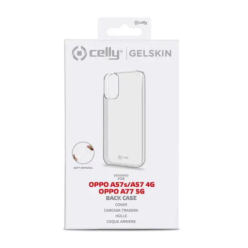 Celly GELSKIN funda para teléfono móvil 16,7 cm (6.56\) Transparente