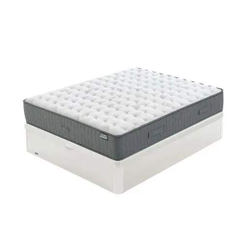 Pack Flex Nimbus + Canapé Madera 19 + Almohadas (90x190 cm - Cerezo)