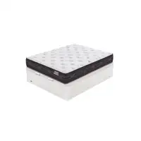 Pack Flex Nube + Canapé Madera 25 + Almohadas (180x190 cm - Blanco)