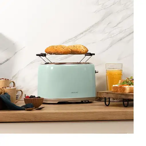 Cecotec 03234 tostadora 6 2 rebanada(s) 980 W Azul