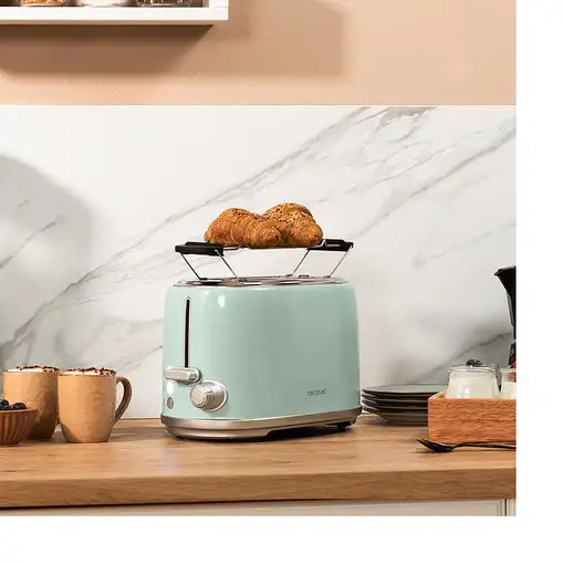 Cecotec 03234 tostadora 6 2 rebanada(s) 980 W Azul